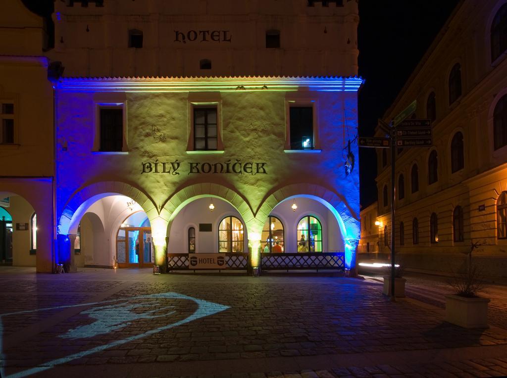 Hotel Bily Konicek Trebon Bagian luar foto